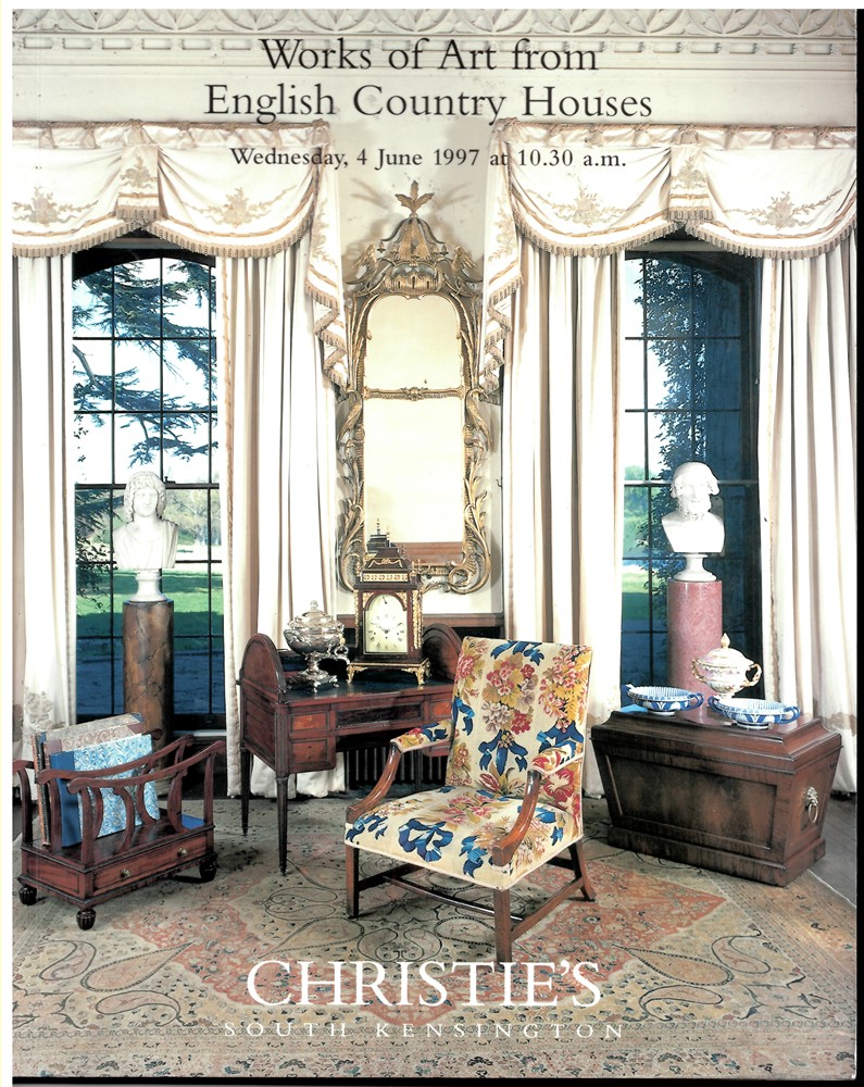 CHRISTIE'S SOUTH KENSINGTON - Works of Art from English Country Houses. South Kensington. Wednesday, 4 June 1997