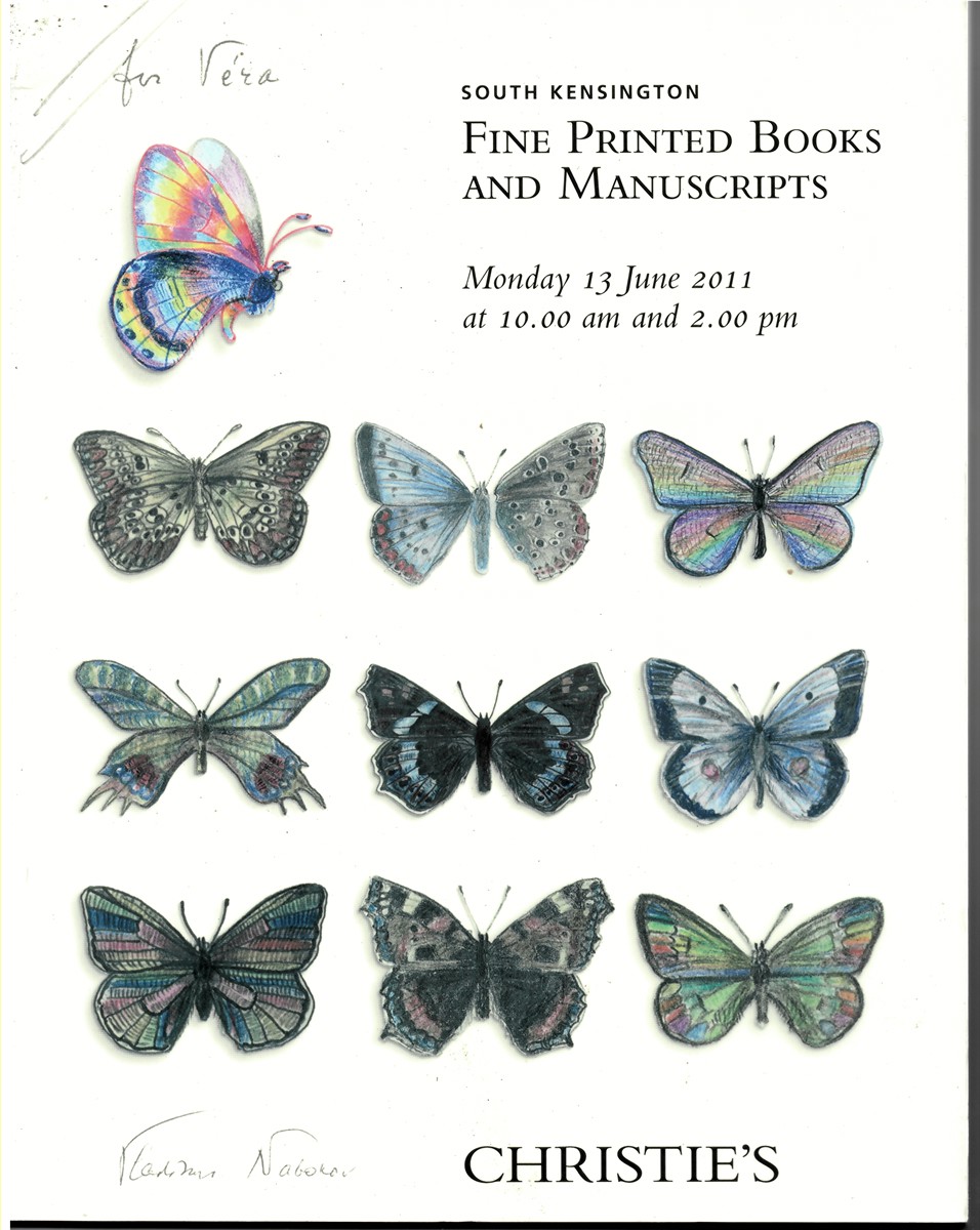 CHRISTIE'S - South Kensington. Fine Printed Books and Manuscripts. Monday 13 June 2011