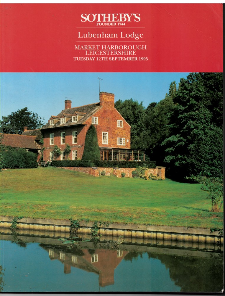 SOTHEBY'S - Lubenham Lodge. Market Harborough, Leicestershire. Tuesday 12th September 1995