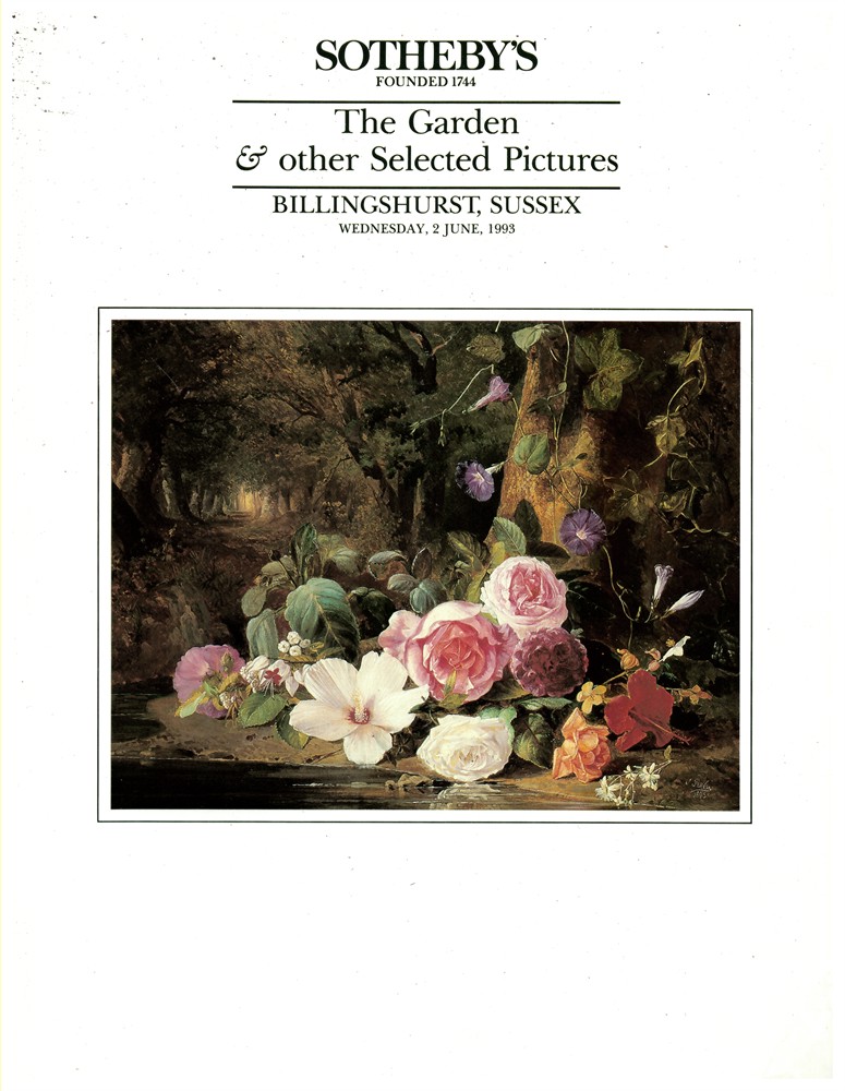 SOTHEBY'S - The Garden & Other Selected Pictures. Billingshurst, Sussex. Wednesday, 2 June, 1993