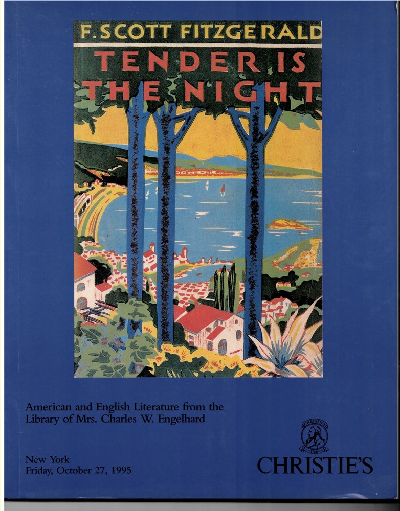 CHRISTIE'S - American and English Literature from the Library of Mrs. Charles W. Engelhard. New York. Friday, October 27, 1995