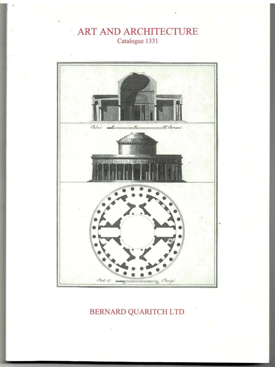 NO AUTHOR - Art and Architecture: Bernard Quaritch, Catalogue 1331