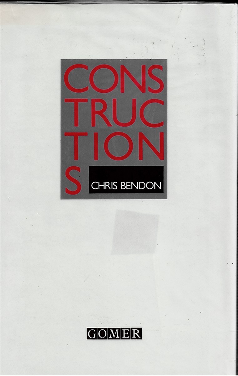 BENDON, CHRIS - Constructions