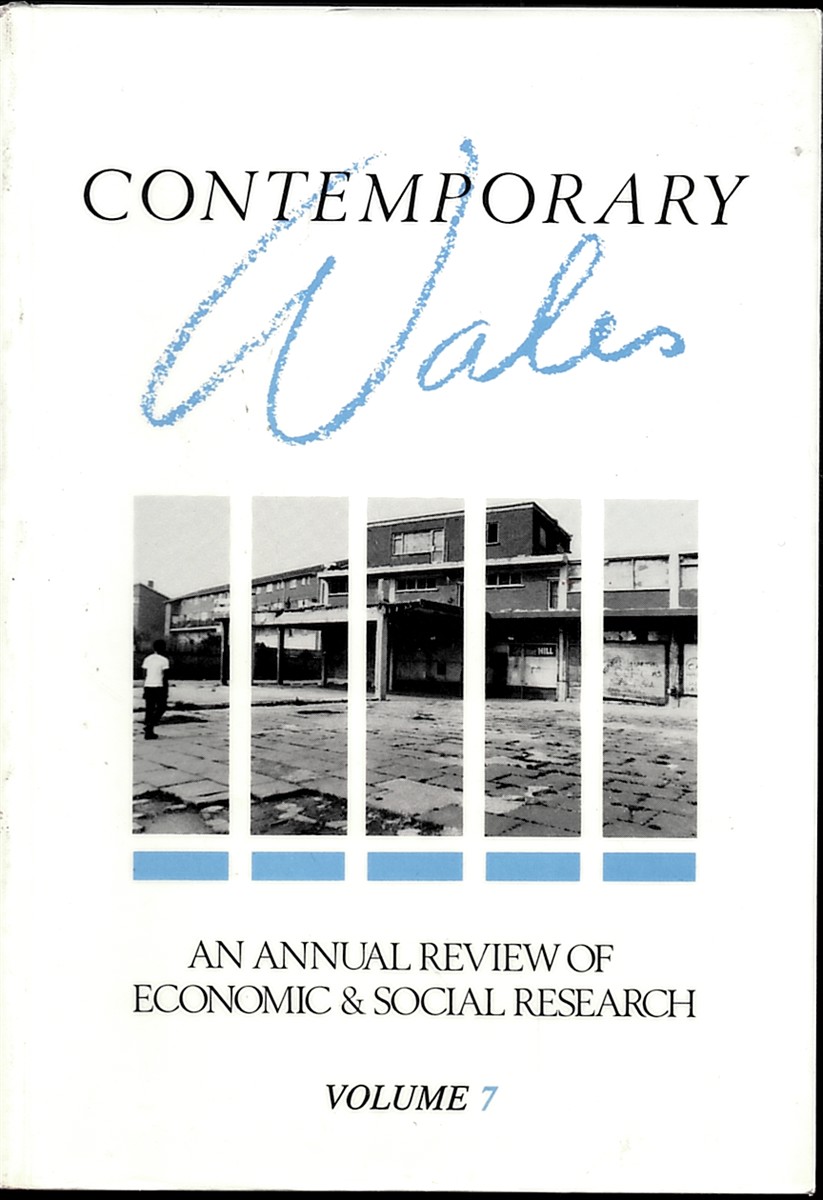 Contemporary Wales: V. 7: an Annual Review of Economic and Social Research (Social Sciences Yearbook) Thomas, Dennis W. and Day, Graham