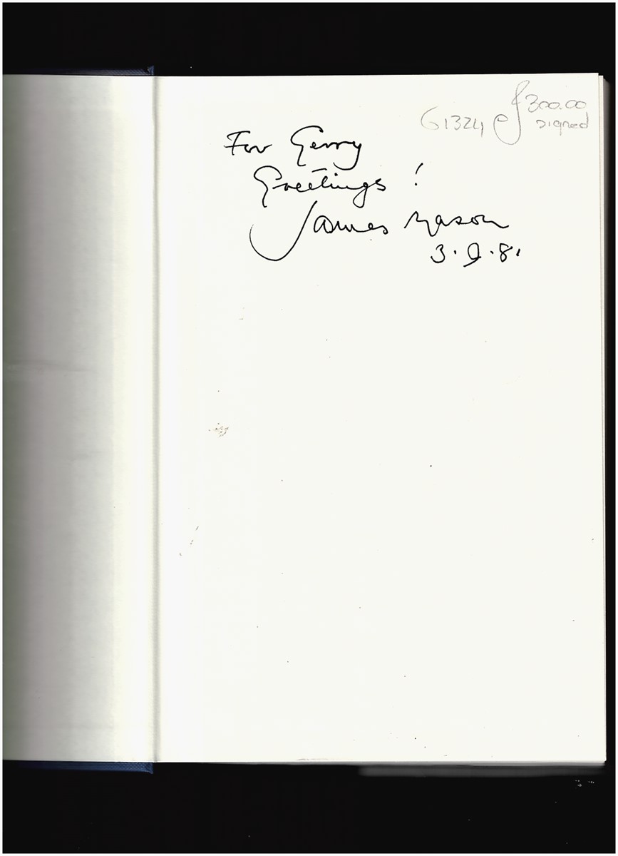 MASON, JAMES - Before I Forget (Signed Copy)