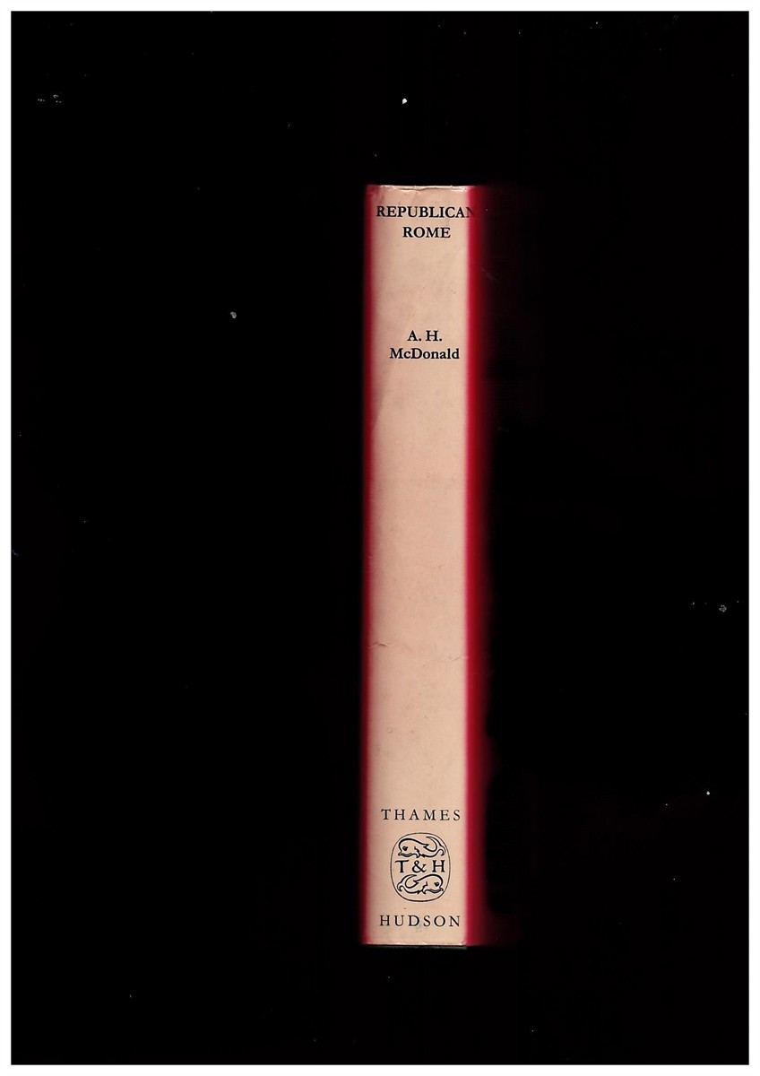 MCDONALD, A. H. - Republican Rome