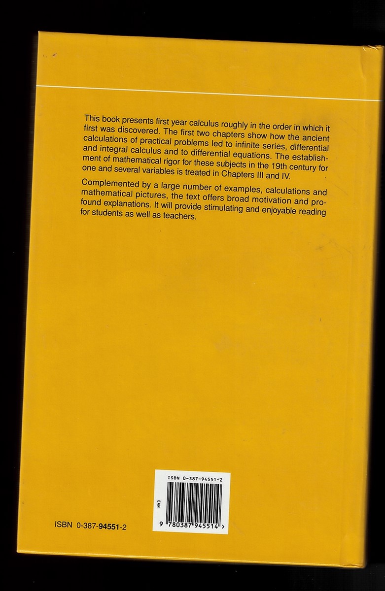 E. HAIRER, G. WANNER - Analysis by Its History