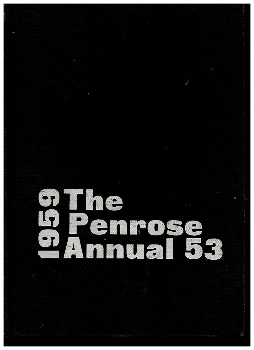 DELAFONS, ALLAN (EDITOR) - The Penrose Annual 1959. A Review of the Graphic Arts. Volume 53.