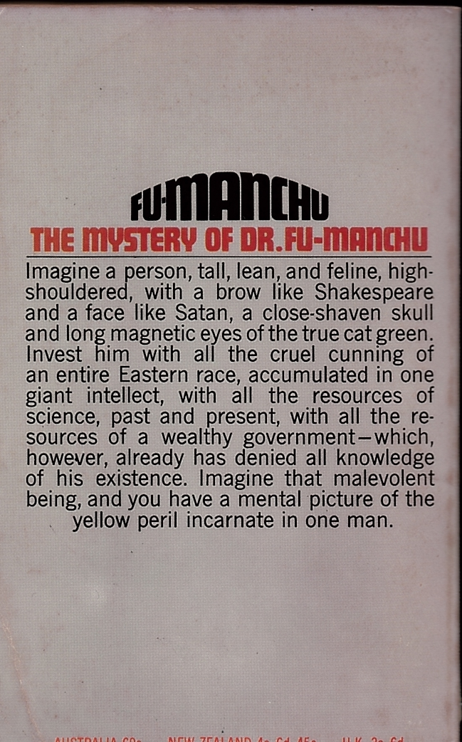 ROHMER, SAX - The Mystery of Dr. Fu-Manchu