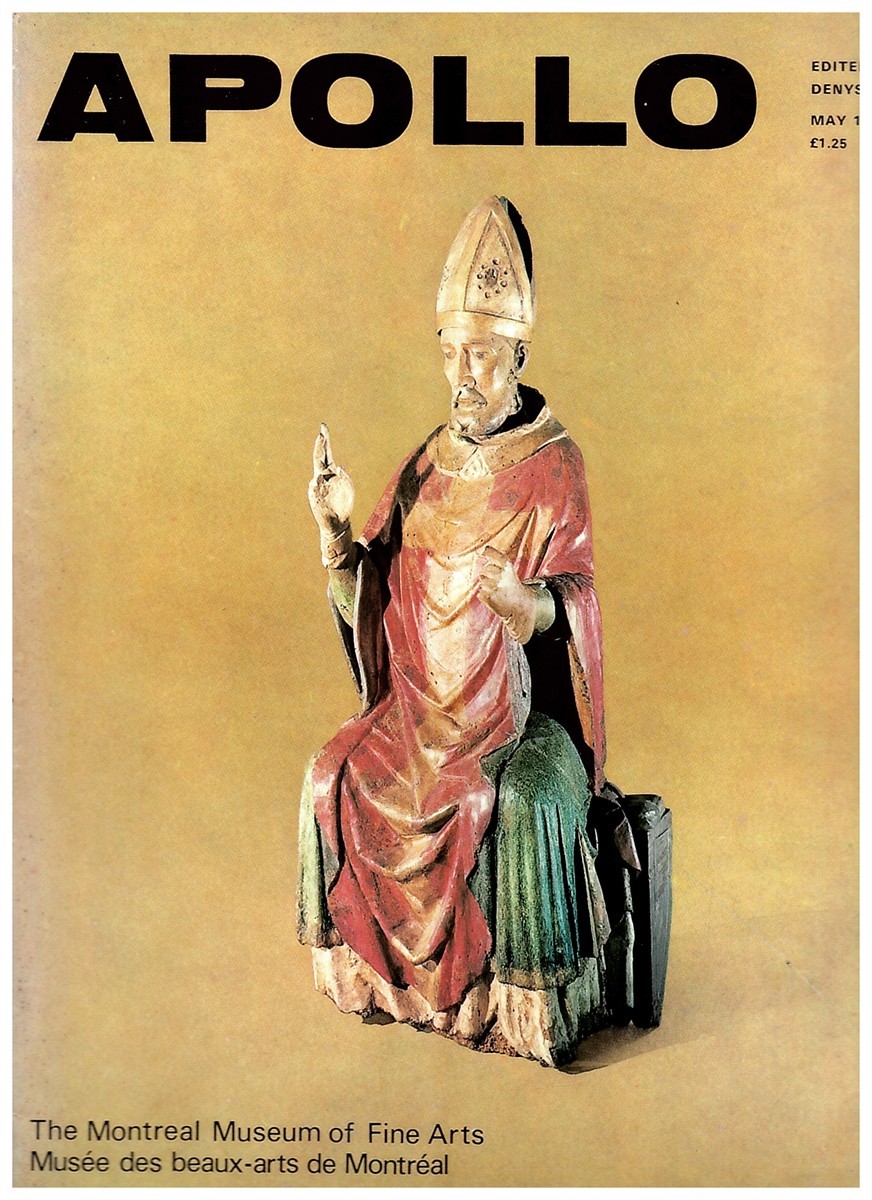 Apollo. May 1976. the Montreal Museum of Fine Arts. Muse Des Beaux-Arts De Montral
