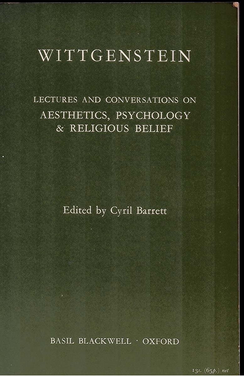 Image for Lectures and Conversations on Aesthetics, Psychology & Religious Belief Lectures and Conversations on Aesthetics, Psychology & Religious Belief