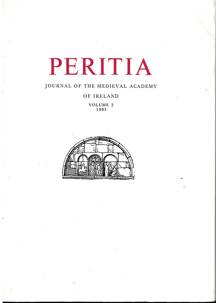 Peritia. Journal of the Medieval Academy of Ireland. Volume 2. 1983.