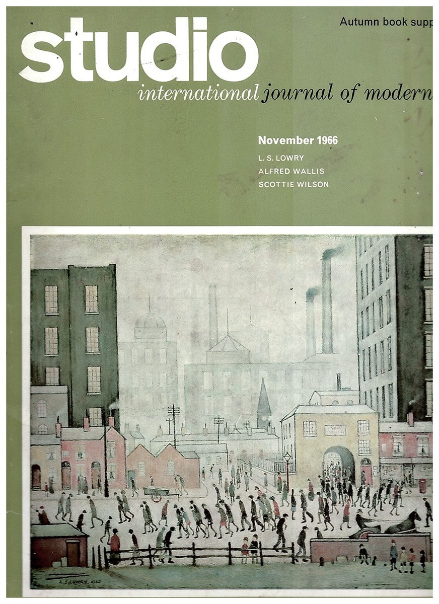 Studio International. Journal of Modern Art. Volume 172 Number 883. November 1966.