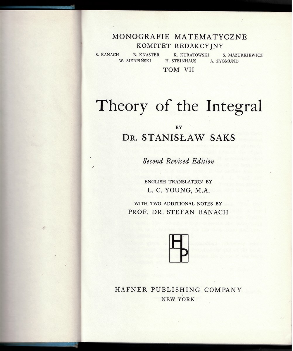 Theory of the Integral