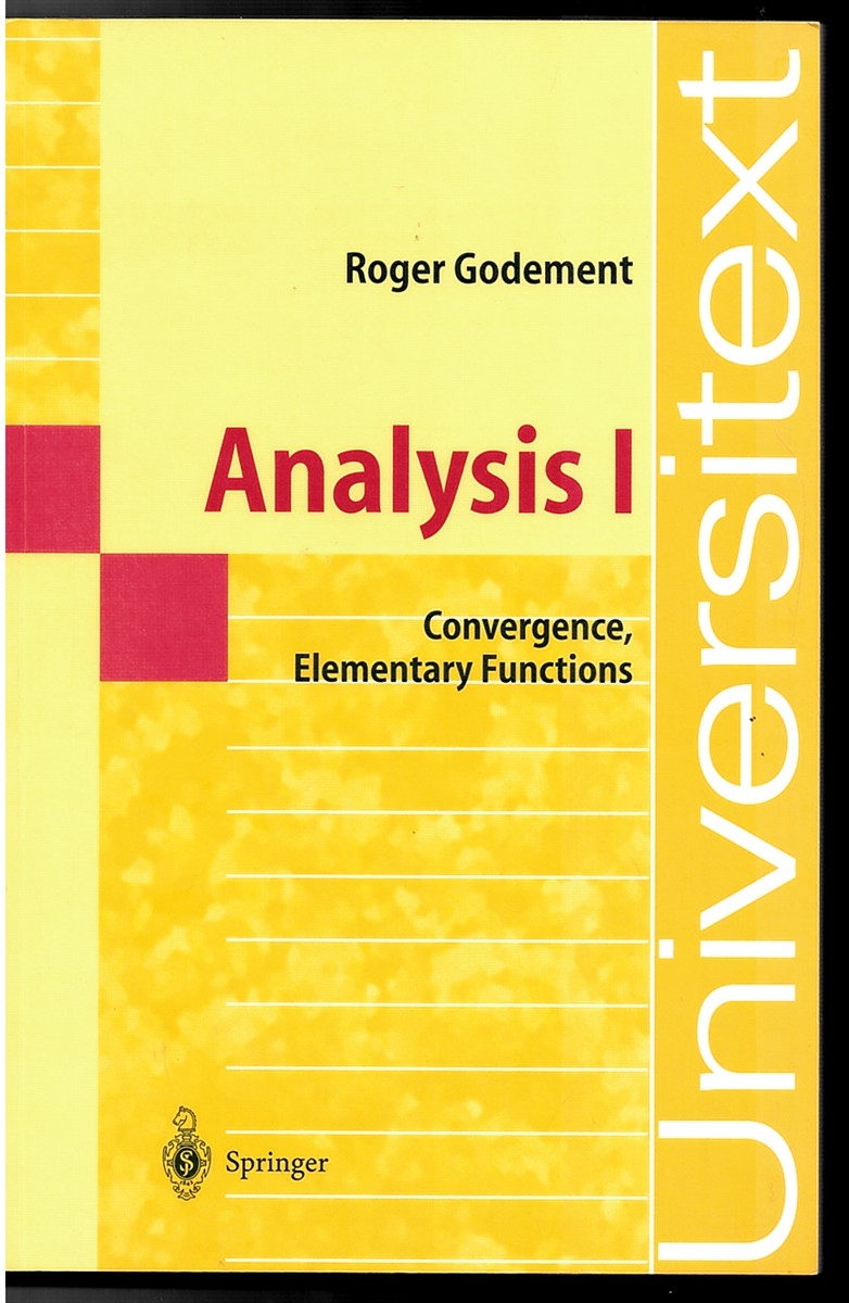 Analysis I
