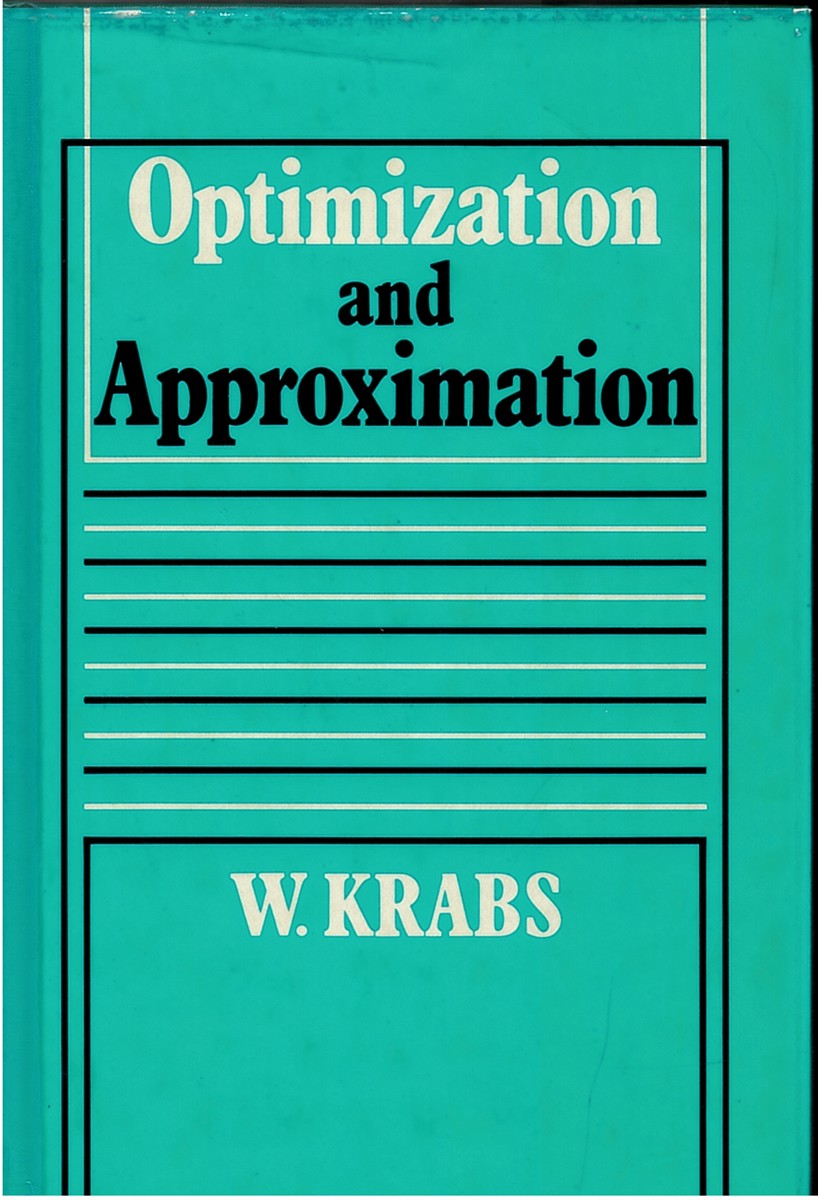 Image for Optimization and Approximation Optimization and Approximation