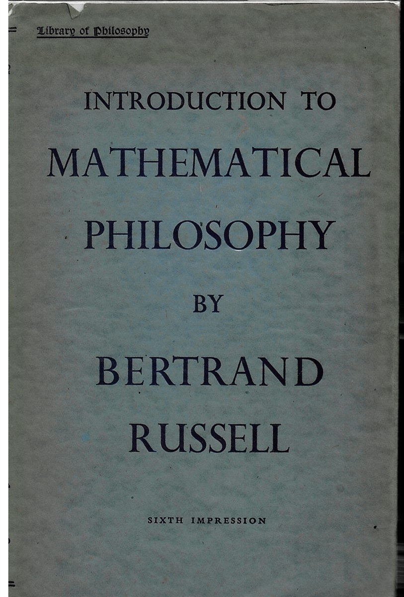 Image for An Introduction to Mathematical Philosphy An Introduction to Mathematical Philosphy