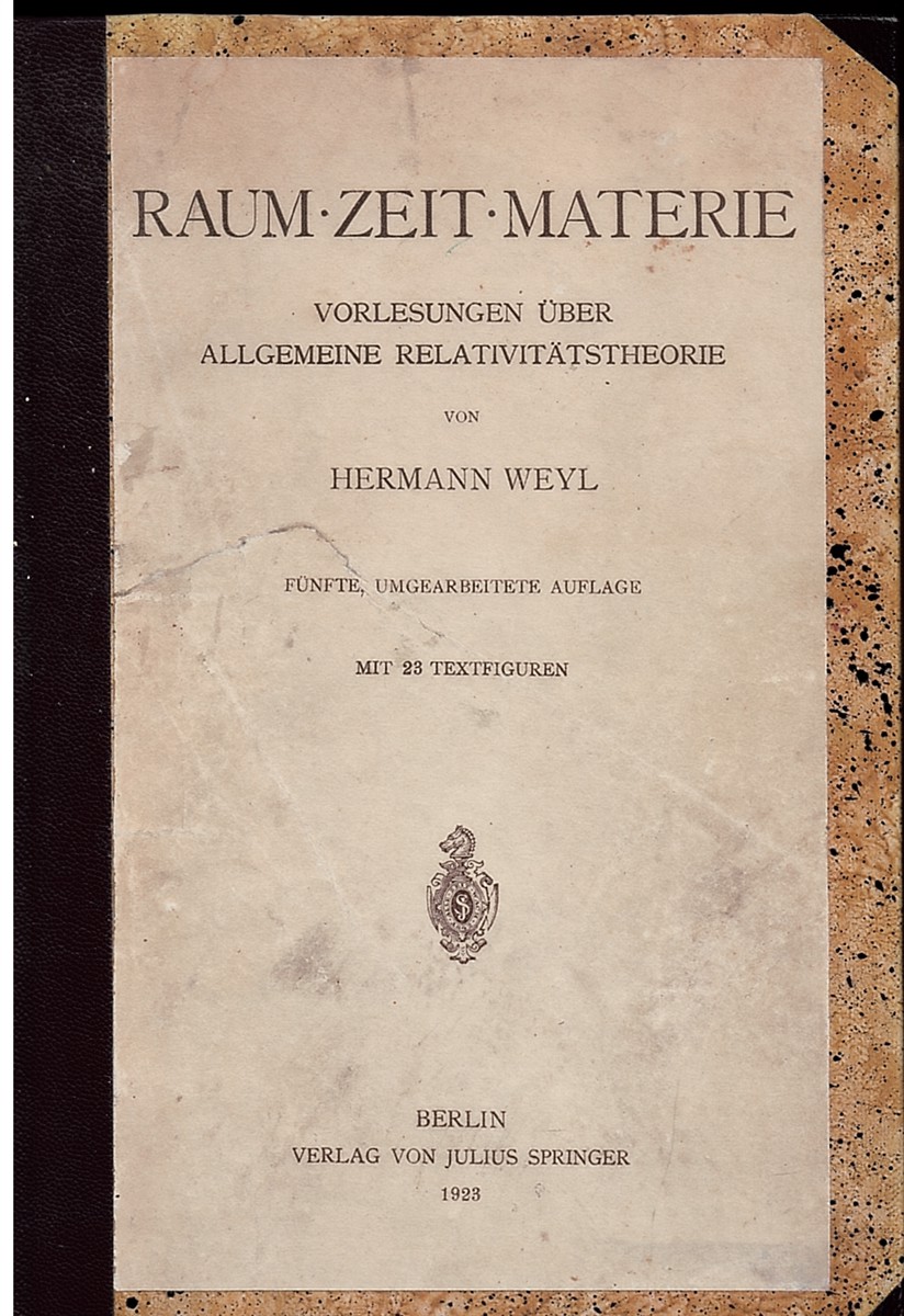 Image for Raum Zeit Materie: Vorlesungen Uber Allgemeine Relativitatstheorie Raum Zeit Materie: Vorlesungen Uber Allgemeine Relativitatstheorie
