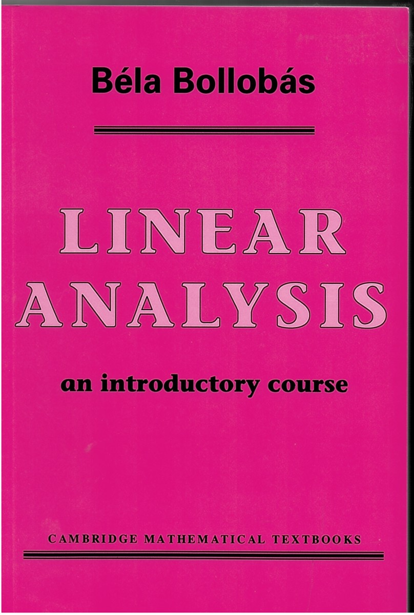 Linear Analysis an Introductory Course