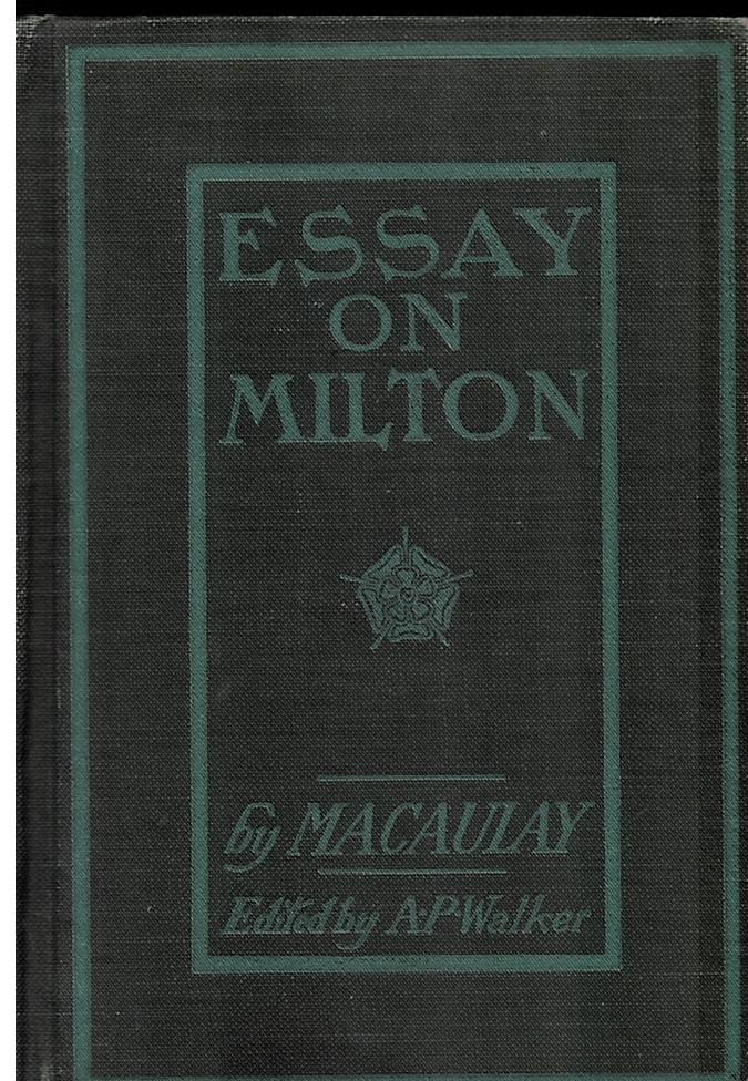 Macaulay's Essay on Milton