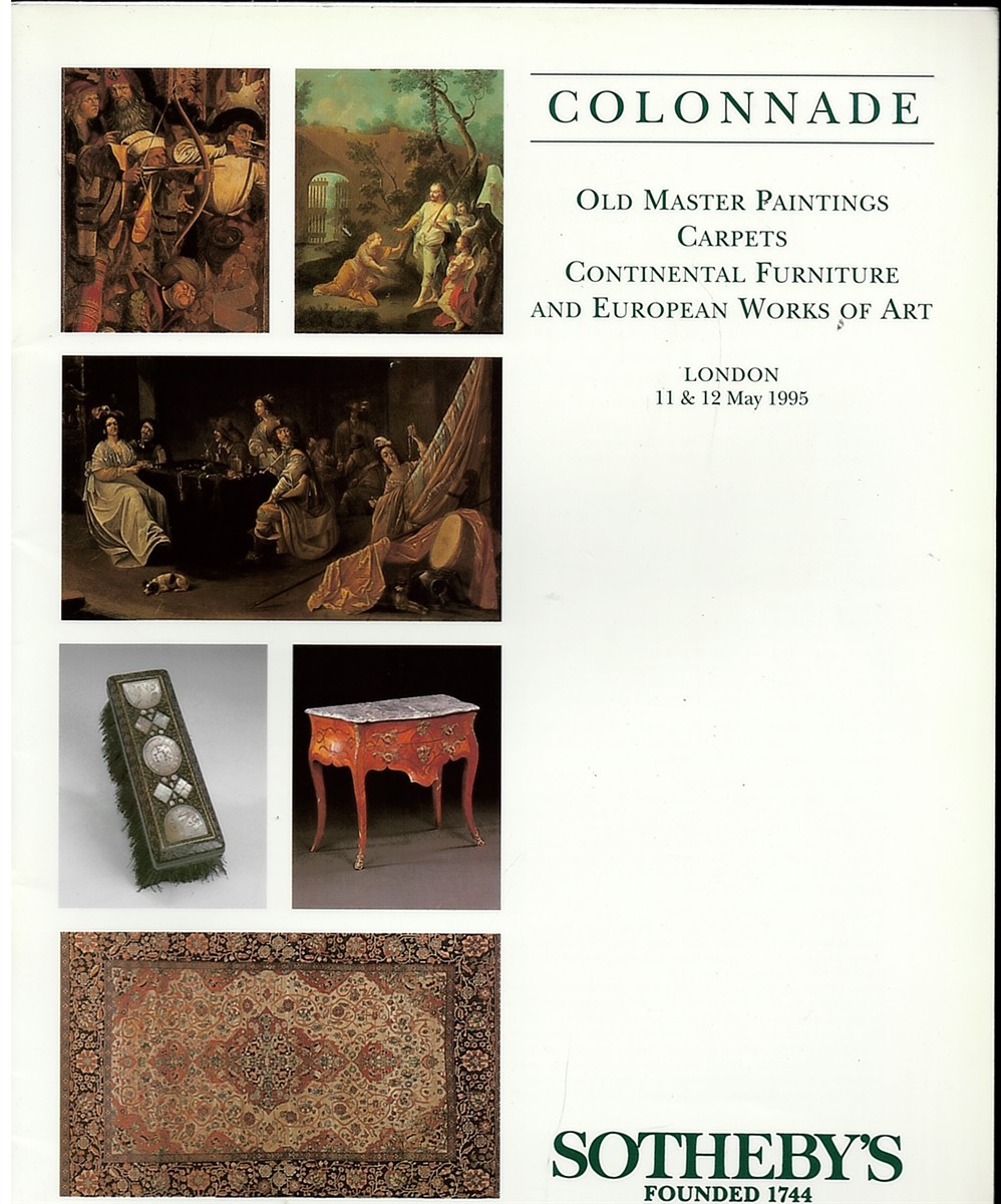 Sotheby's: Old Master Paintigs, Carpets, Continental Furniture and European Works of Art (Colonnade: London 11 & 12 May 1995)