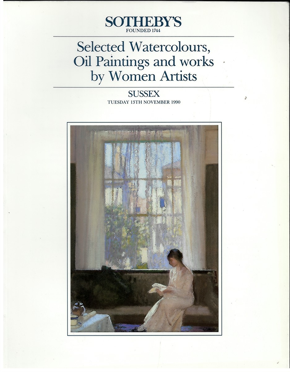 Sotheby's: Selected Watercolours, Oil Paintings and Works by Women Artists (Sussex: Tuesday 13th November 1990)