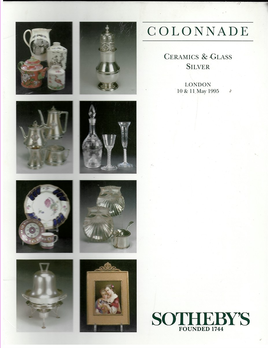Sotheby's: Ceramics & Glass Silver (Colonnade: London 10&11 May 1995)