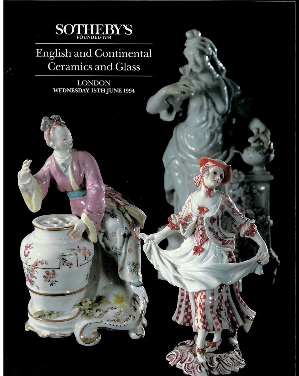Sotheby's: English and Continental Ceramics and Glass (London: Wednesday 15th June 1994)