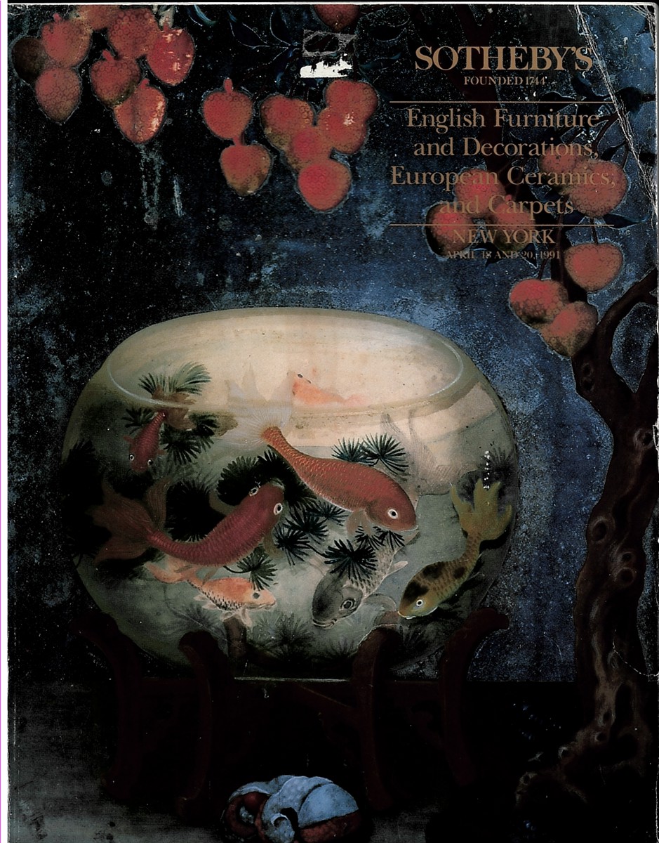 Sotheby's: English Furniture and Decorations, European Ceramics, and Carpets (New York: April 18 and 20 1991)