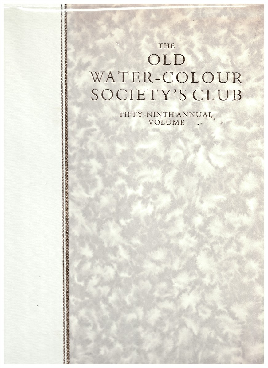 Image for The Old Water-Colour Society's Club Fifty-Ninth Annual Volume The Old Water-Colour Society's Club Fifty-Ninth Annual Volume