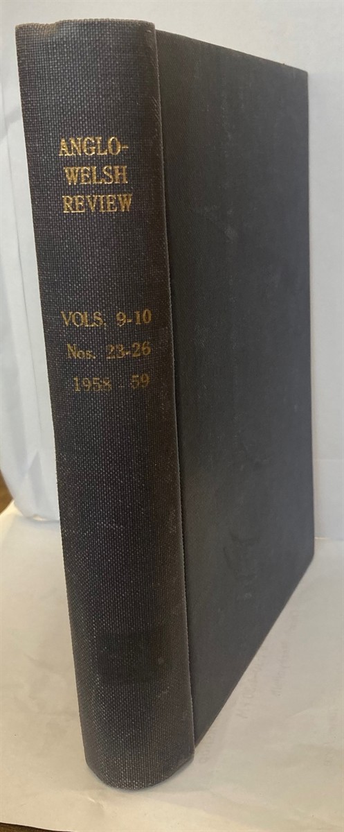 The Anglo-Welsh Review (Volume Nine: Number Twenty Three)
