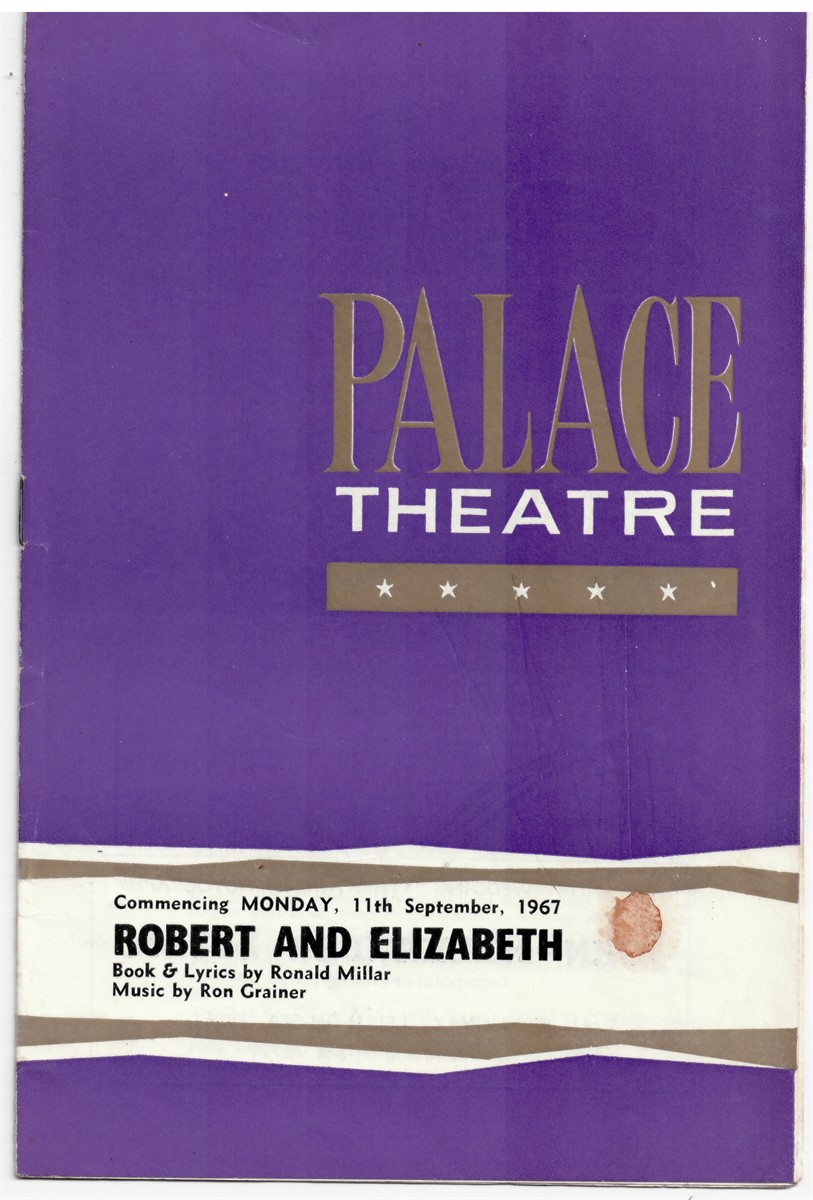 NO AUTHOR - Palace Theatre: Robert and Elizabeth
