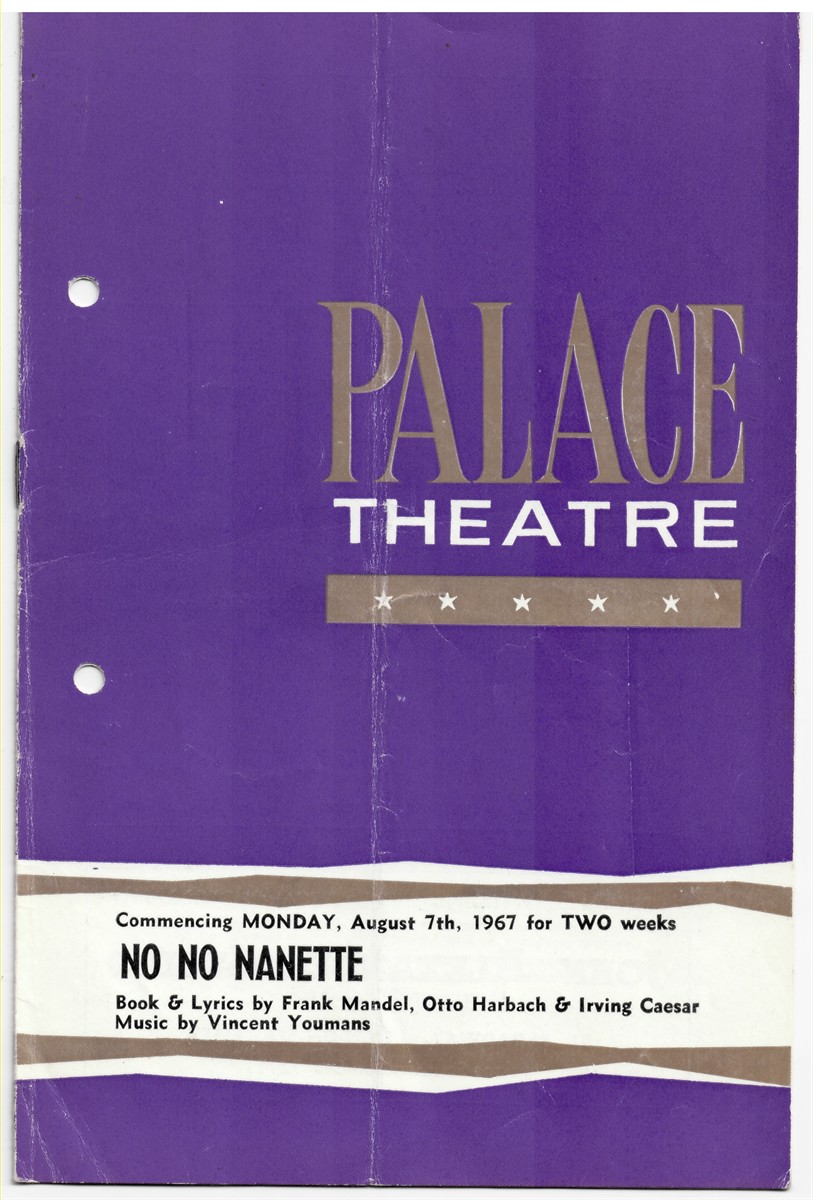NO AUTHOR - Palace Theatre: No No Nanette