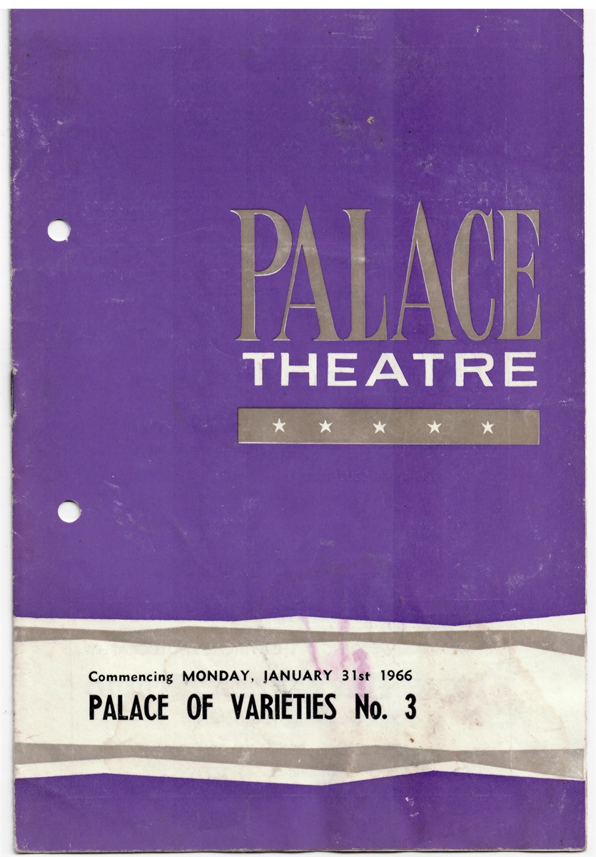 NO AUTHOR - Palace Theatre: Palace of Varieties (No. 3)
