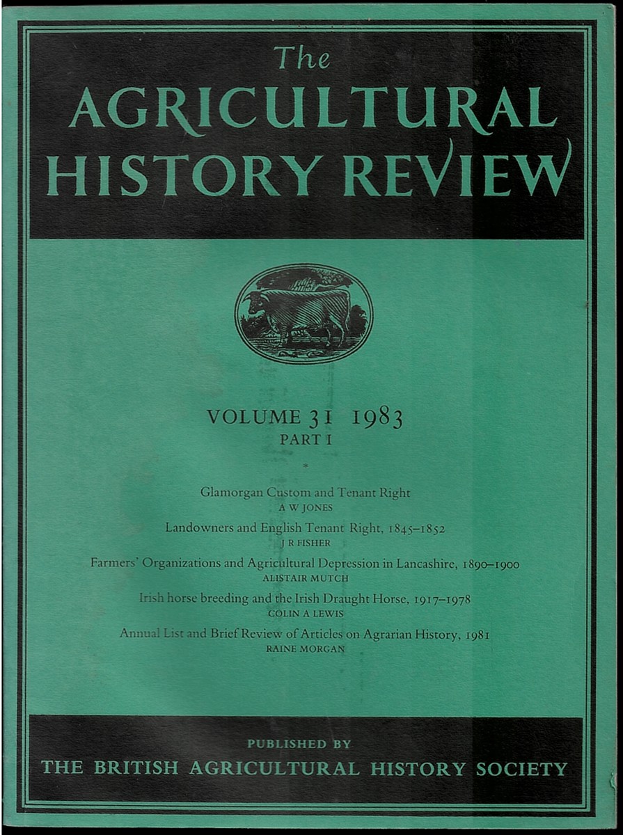 The Agricultural History Review (Volume 31 1983, Part 1)