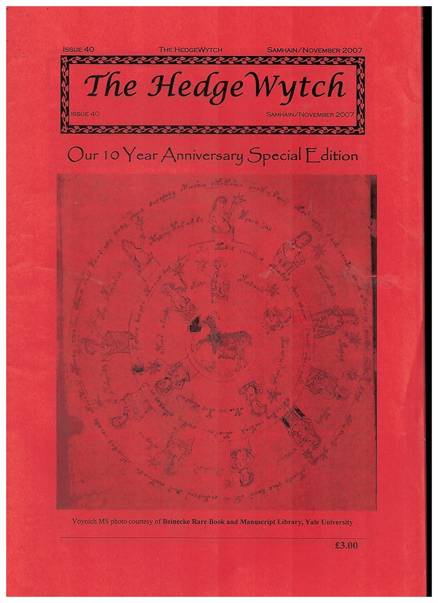 WRIGHT, GEOFF - The Hedge Wytch. Issue 40. Samhain/ November 2007