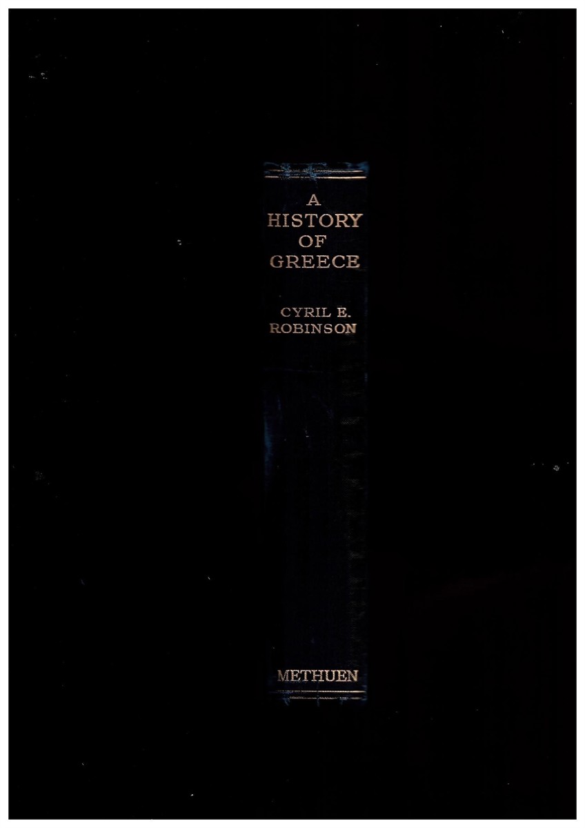 ROBINSON, CYRIL E. - A History of Greece