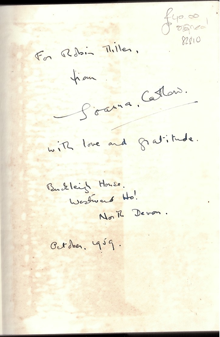CATLOW, JOANNA - Sisters to Simon (Signed by Joanna Catlow)
