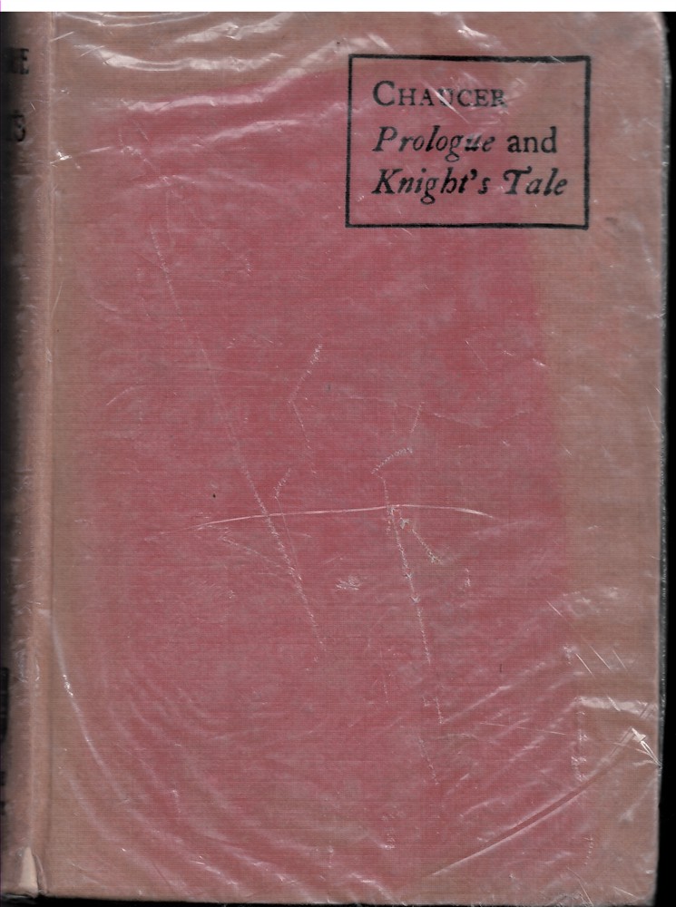 CHAUCER, GEOFFREY; M. BENTINICK SMITH (EDITOR) - The Prologue and the Knight's Tale