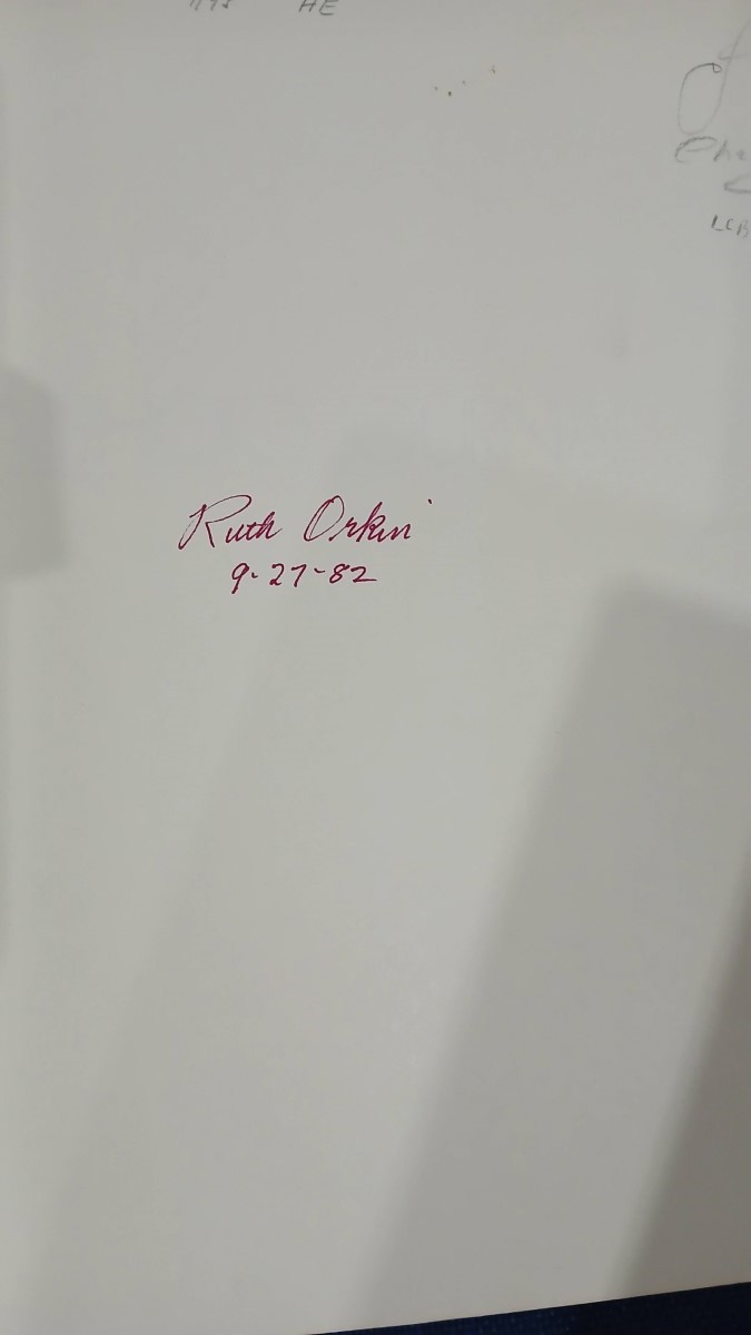 ORKIN, RUTH - A Photo Journal (Signed by Ruth Orkin)