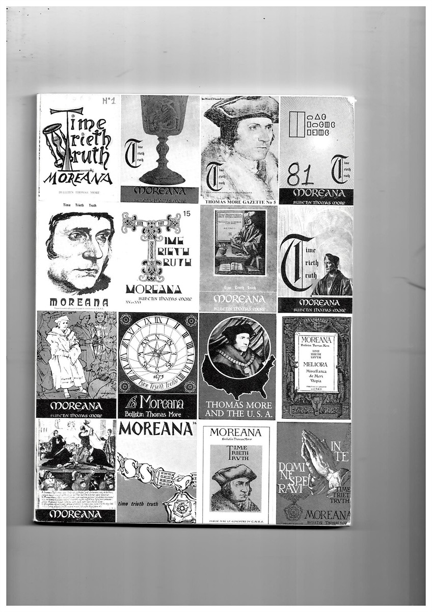 MARC'HADOUR, G. (EDITOR) - Moreana. Bulletin Thomas More Publie Avec le Concours Du C.N. R.S. 1963-1983 Index XX Voluminum