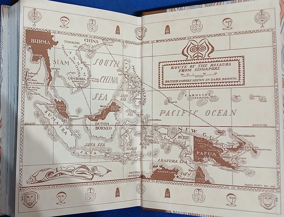 MOYNE, LORD - Walkabout. A Journey in Lands between the Pacific & Indian Oceans. With an Introduction by Dr. A.C. Haddon F.R. S. And an Appendix by Dr. A.J. E. Cave. Illustrated from Photographs by Lady Broughton