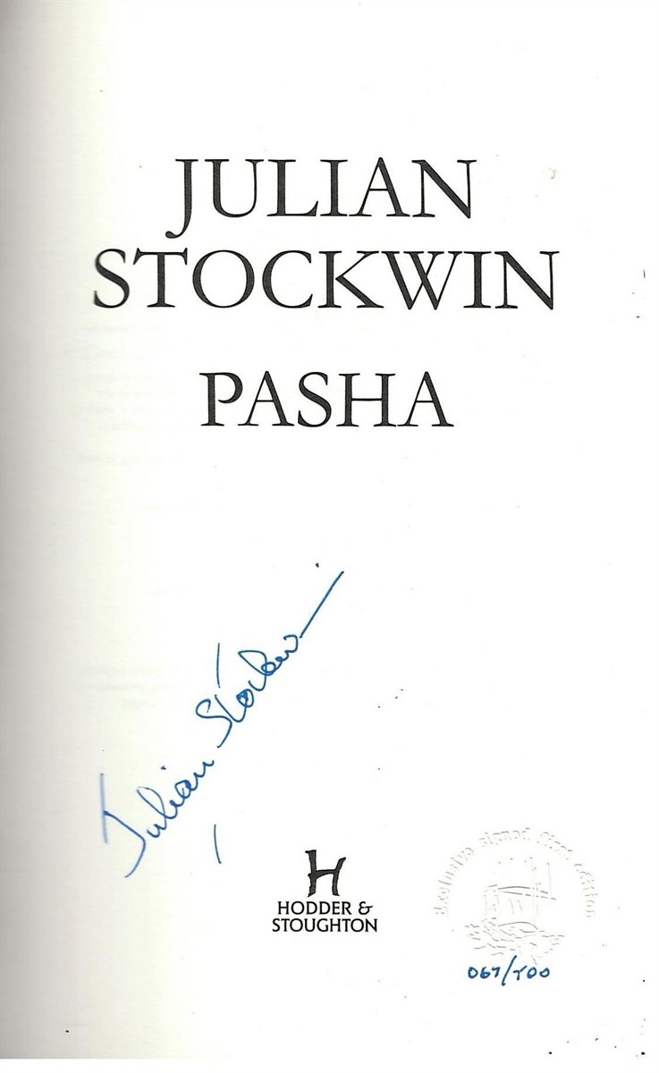 STOCKWIN, JULIAN - Pasha (Thomas Kydd 15) Signed