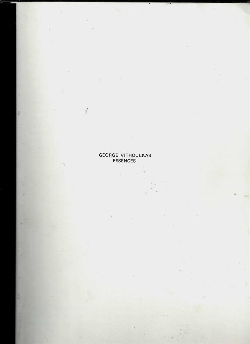 Essences by George Vithoulkas (J Van Twillert, ED )