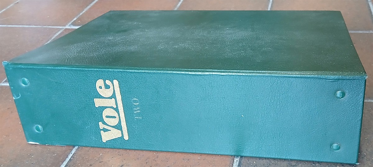 Vole Magazine Volume 2, Issues 1 - 11 Inclusive. In Official 'Vole' binder (11 Magazines Included)