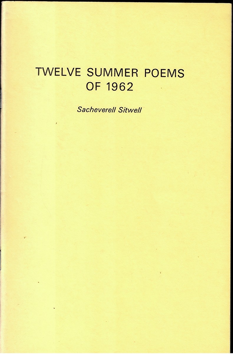 Image for Twelve Summer Poems of 1962 Twelve Summer Poems of 1962