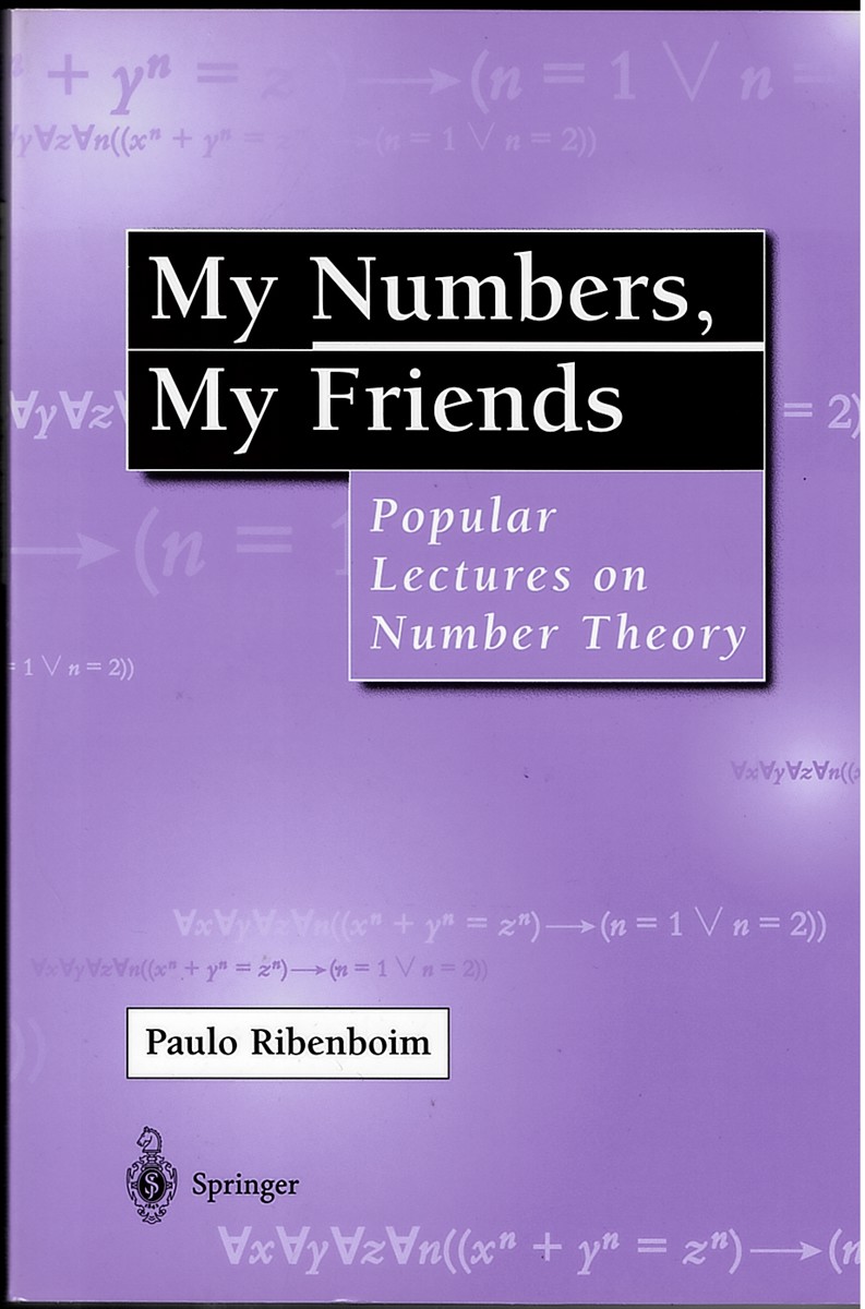 My Numbers, My Friends - Popular Lectures on Number Theory23.5x