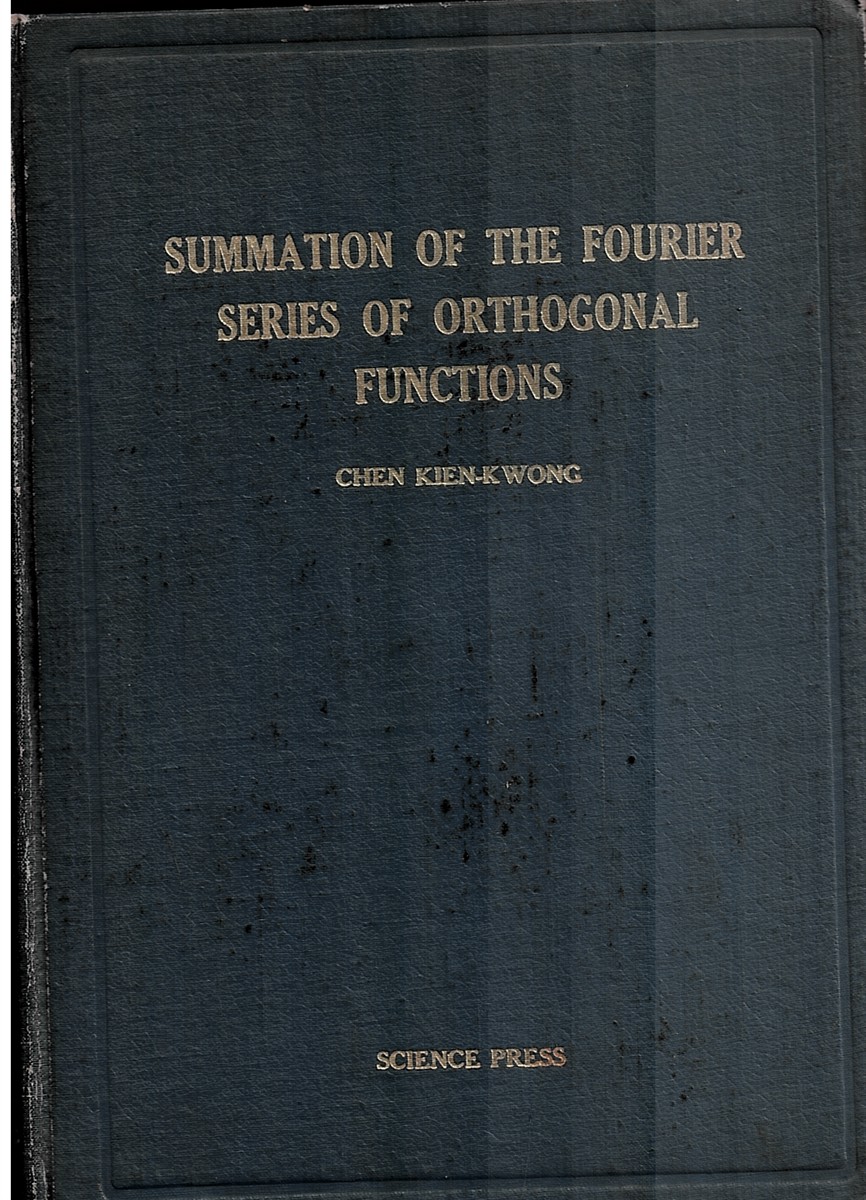 Summation of the Fourier Series of Orthogonal Functions