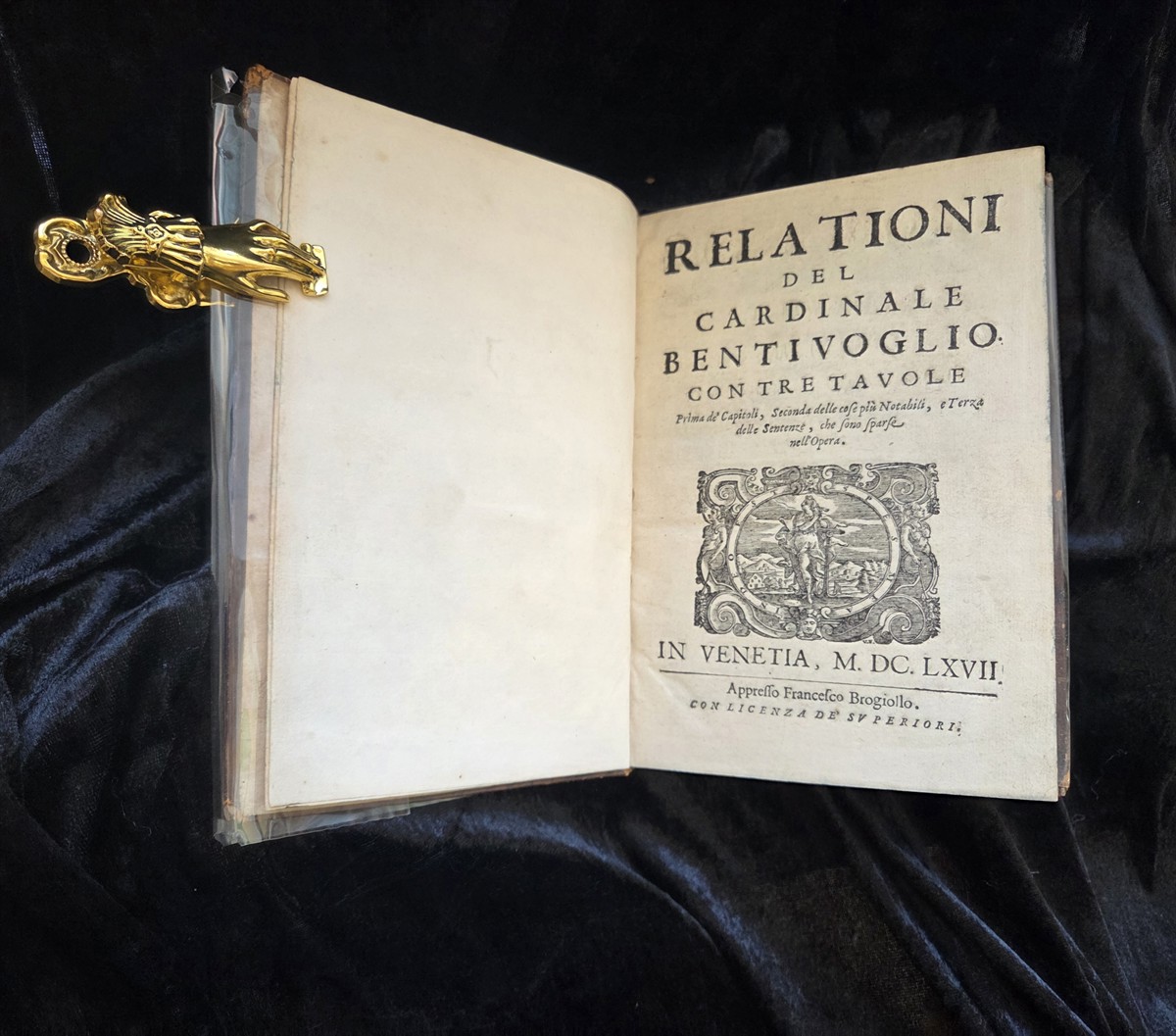Relationi Del Cardinale Bentivoglio [Relations of Cardinal Bentivoglio]