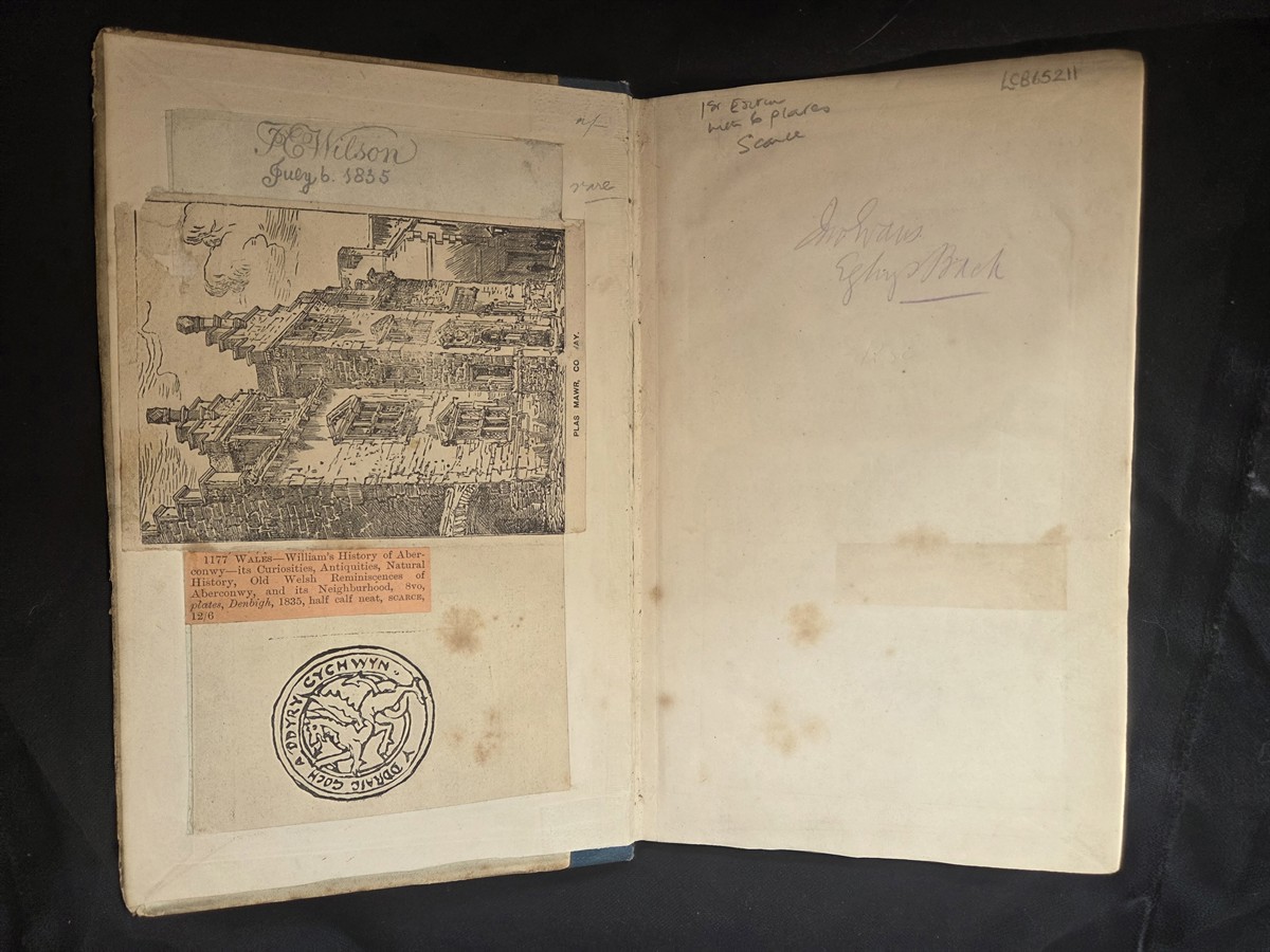 The History and Antiquities of the Town of Aberconwy and its Neighbourhood: with Notices of the Natural History of the District